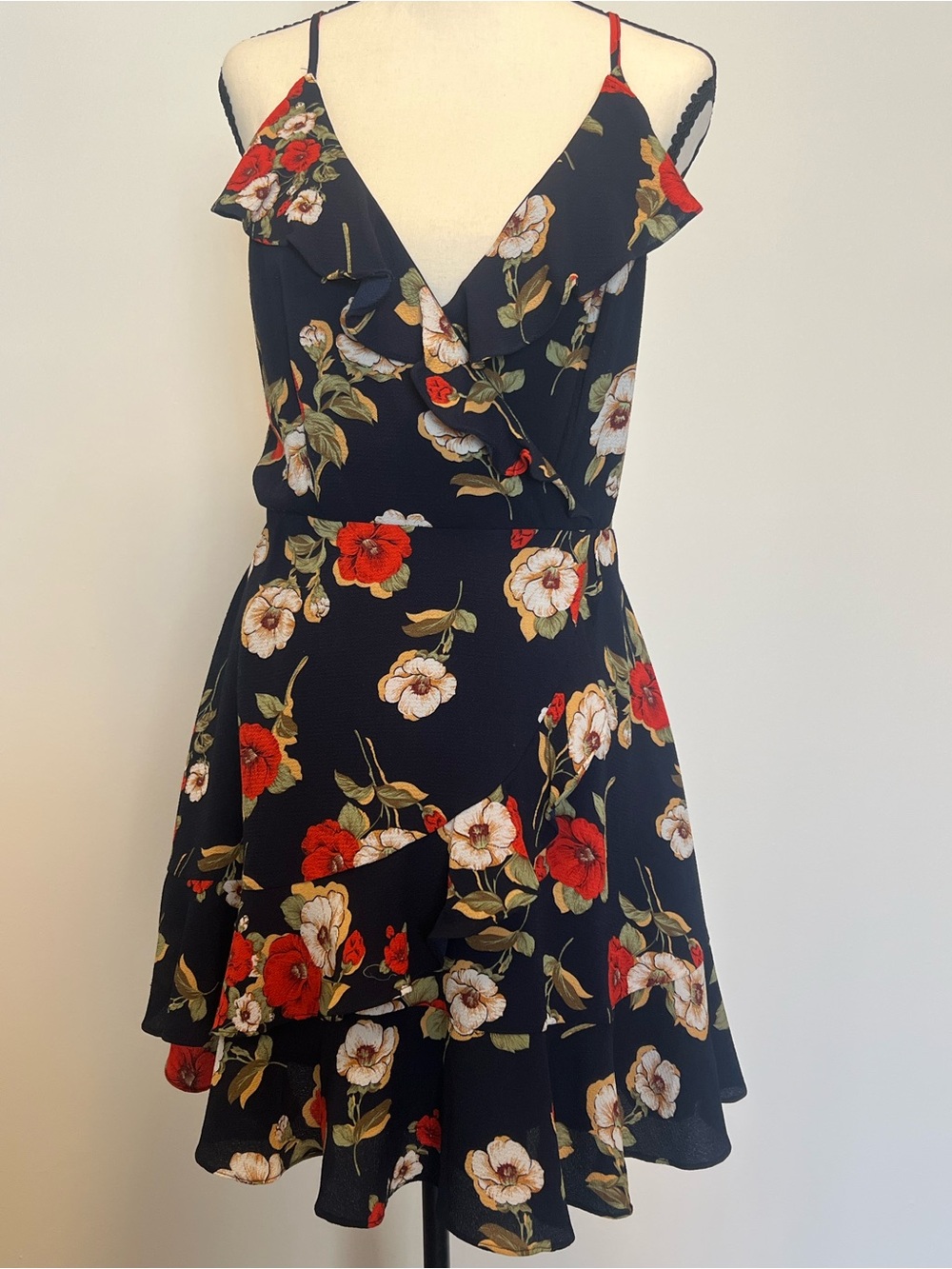 Pilgrim Melbourne | Ruffle Mini Dress | Feminine | Romantic | Floral | Babydoll